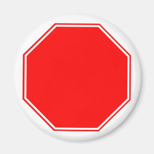 Aimant Blanc/aimant de signe arrêt de Cutomizable