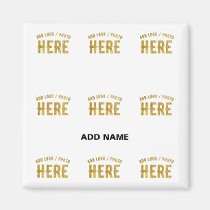 AIMANT BLANC PERSONNALISABLE MODERNE DE MARQUE VÉRIFIÉ ST