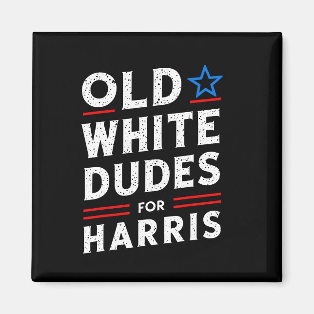 Aimant Blancs Pour Harris Kamala 2024 (Devant)