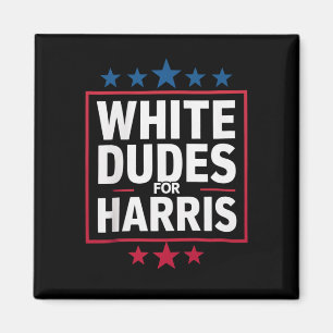 Aimant Blancs pour Kamala Harris Présidente 2024