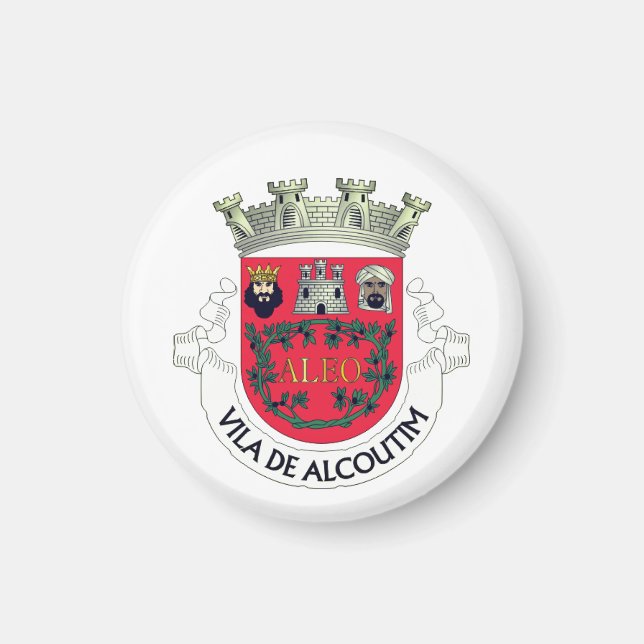 Aimant Blason d'Alcoutim, Portugal (Devant)