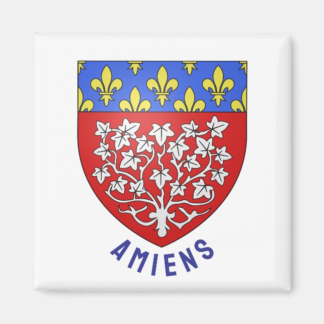 Aimant Blason d'Amiens, France (Devant)