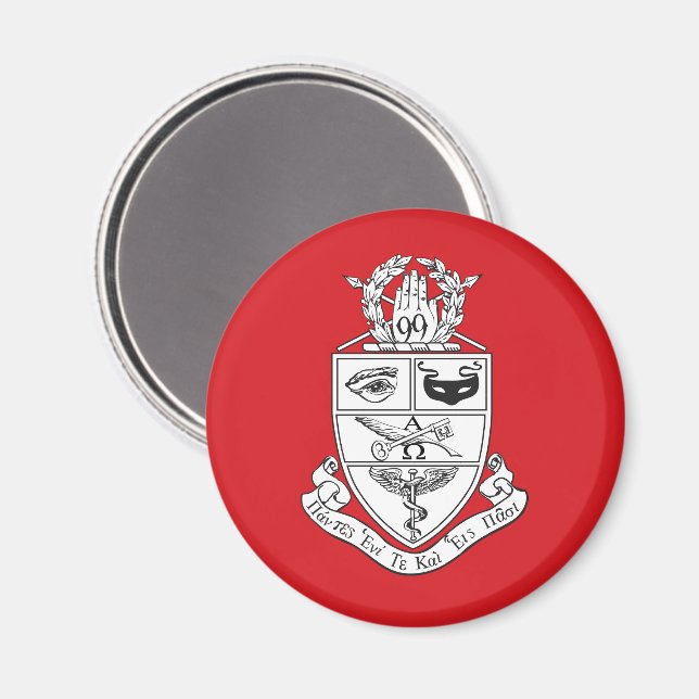 Aimant Blason de Kappa Psi (Recto/Verso)