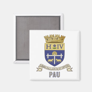 Aimant Blason de Pau, Pyrénées-Atlantiques (FRANCE)