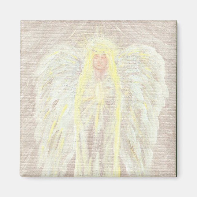 Aimant Blessé Ange de Lumière Dorée (Devant)