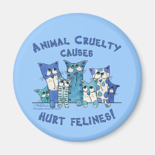 Aimant Blessé Felines Cruauté animale