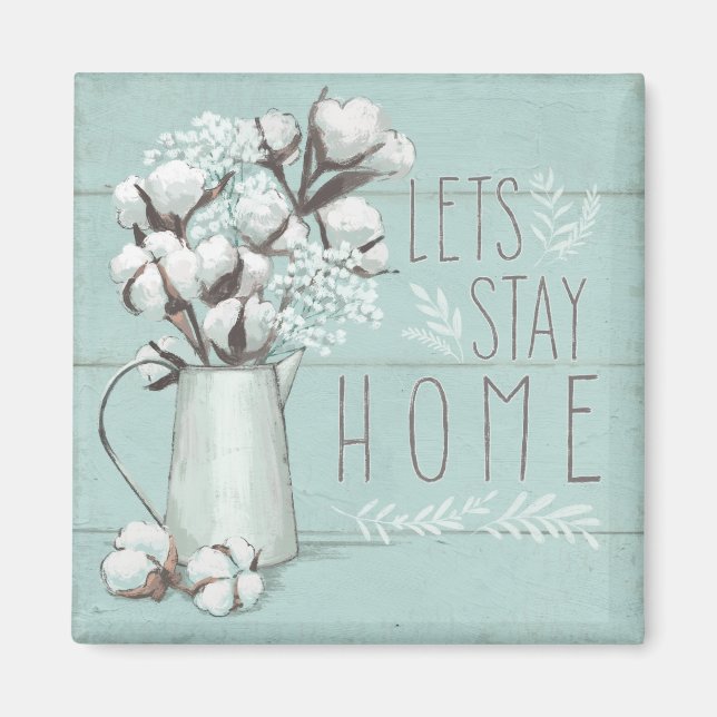 Aimant Blessed IV Mint | Lets Stay Home (Devant)