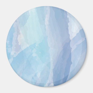 Aimant Bleu, abstrait, cool couleur de l'eau brosse art
