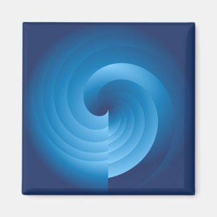 Aimant bleu classique 2