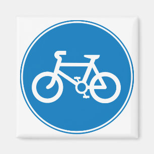 Aimant bleu de bicyclette