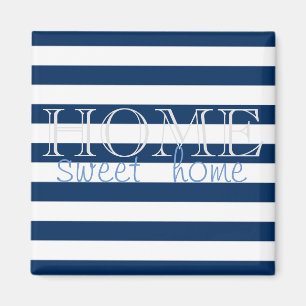 Aimant Bleu de la marine moderne, Home Sweet Home