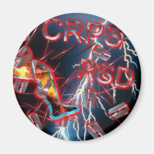 Aimant bleu de lames et d'aiguilles de rasoir de