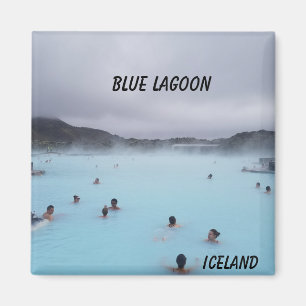 Aimant bleu de l'Islande de lagune