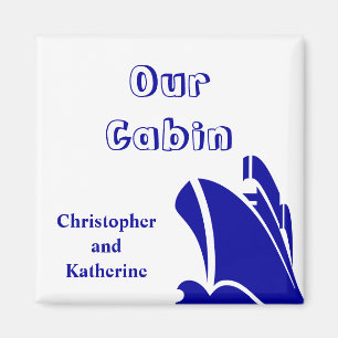 Aimant Bleu de marqueur de porte de cabine de grand luxe