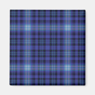 Aimant bleu de plaid