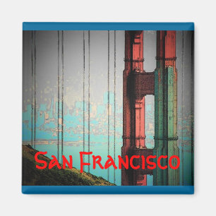 Aimant (bleu) de San Francisco
