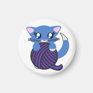 Aimant bleu de Skye de chaton de Toon de bébé
