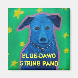 Aimant bleu d'orchestre à cordes de Dawg