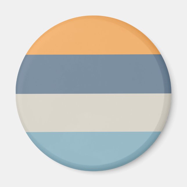 Aimant Bleu et orange triés (Devant)