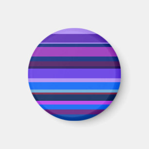 Aimant Bleu et violet bandes horizontales