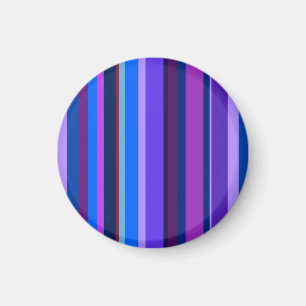 Aimant Bleu et violet bandes verticales