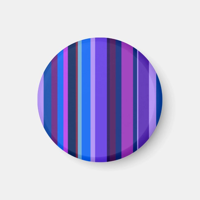 Aimant Bleu et violet bandes verticales (Devant)