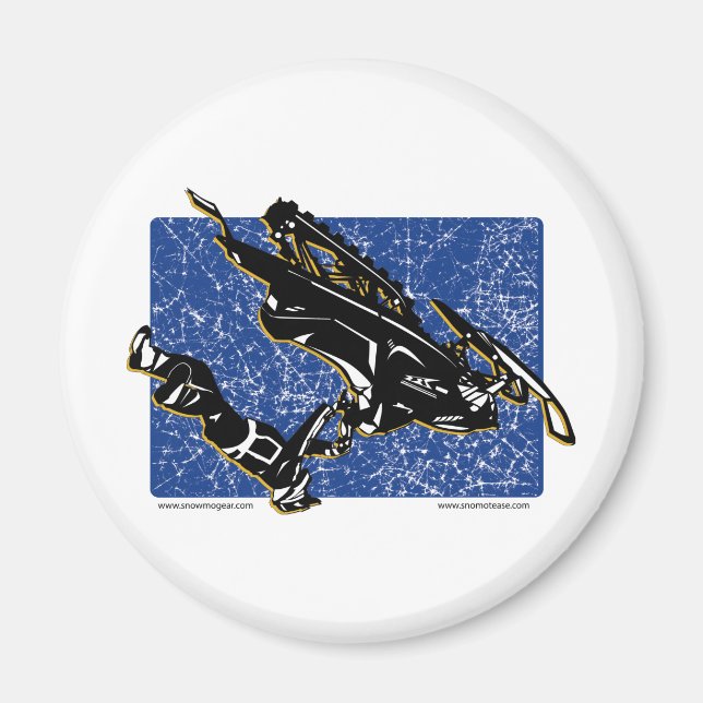 Aimant Bleu GRÂCE (Devant)