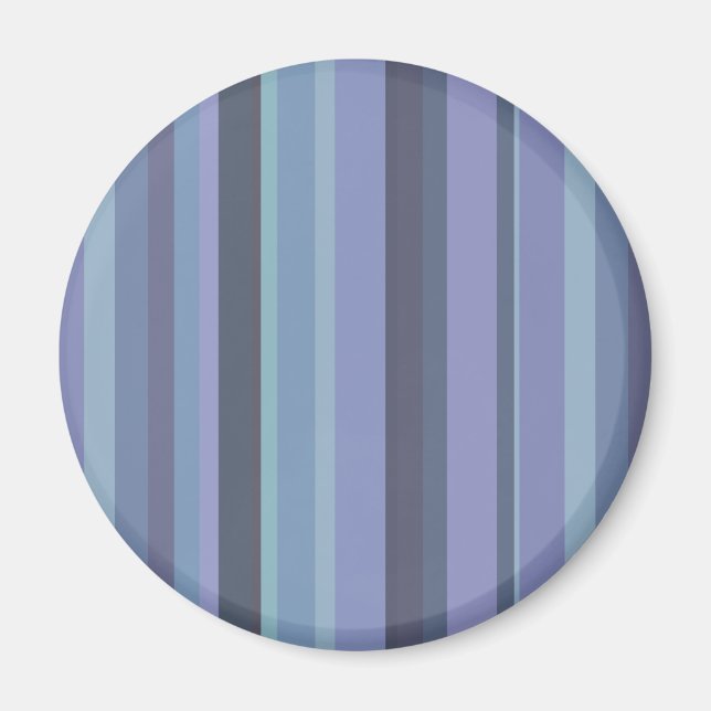 Aimant Bleu-gris, bandes horizontales (Devant)
