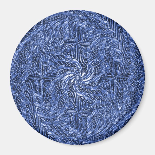Aimant Bleu Jean tourbillon..... (Devant)