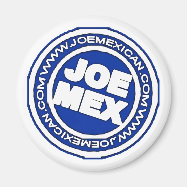 aimant bleu joe mex (Devant)
