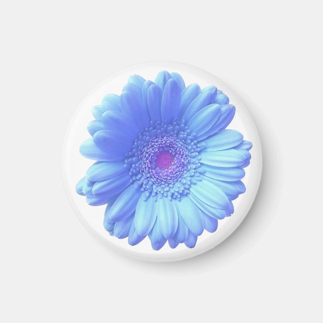 Aimant Bleu marguerite (Devant)