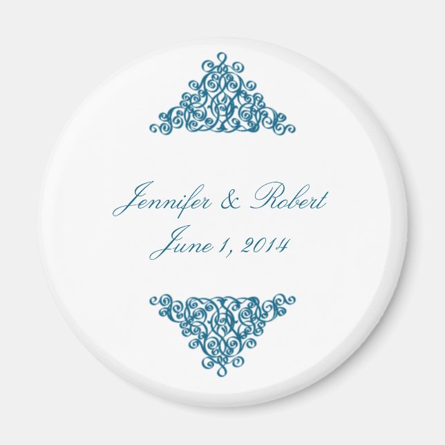 Aimant Bleu marocain (Devant)