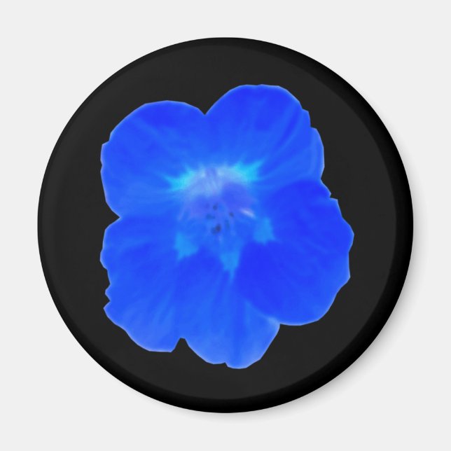 Aimant bleu Nasturtium (Devant)
