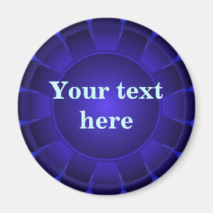 Aimant Bleu ruban pour Customiser