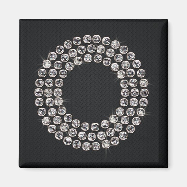 Aimant bling - O (Devant)