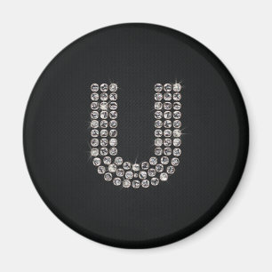 Aimant bling - U