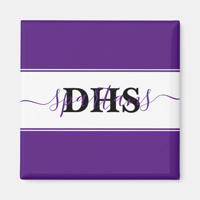 Aimant Bloc colorimétrique de l'école personnalisée (Devant)