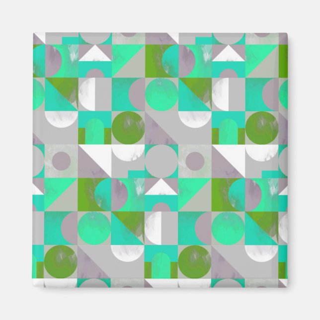 Aimant Blocs de jouets petits - vert (Devant)