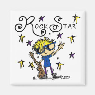 Aimant Blond Boy Rock Star