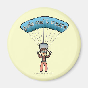 Aimant Blonde Girl Sky Diver