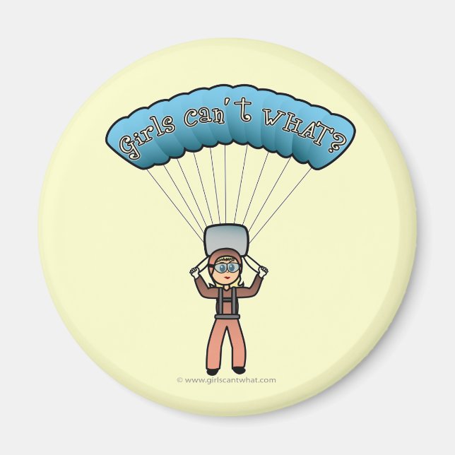 Aimant Blonde Girl Sky Diver (Devant)