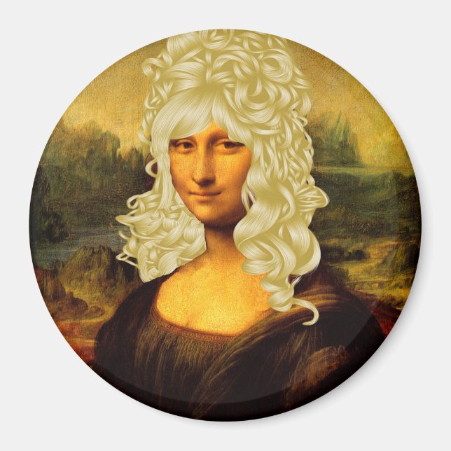Aimant Blonde Mona Lisa (Devant)