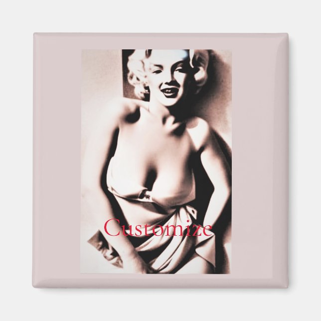 Aimant Blonde vintage Thunder_Cove (Devant)