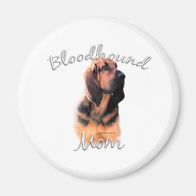 Aimant Bloodhound Maman 2 (Devant)