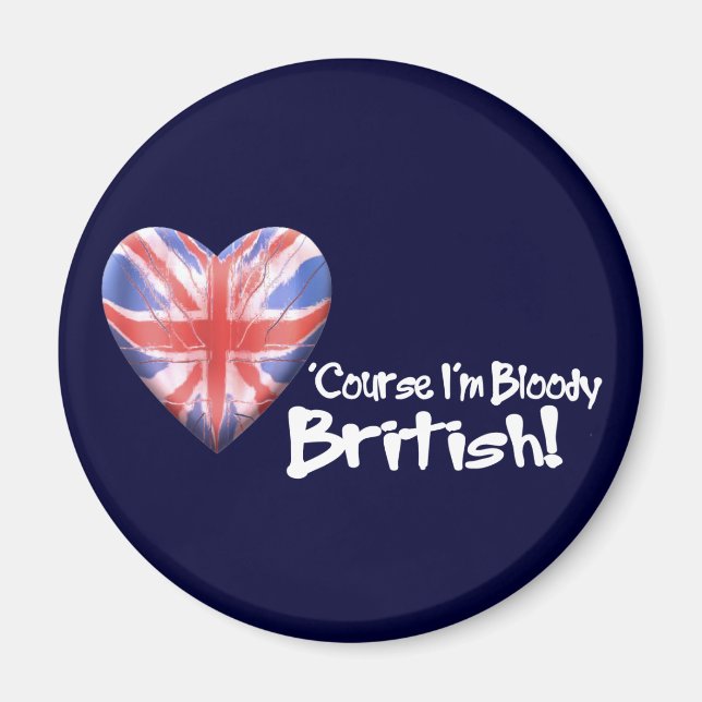 Aimant Bloody British (Devant)