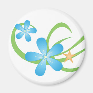Aimant Blue Green Tropical