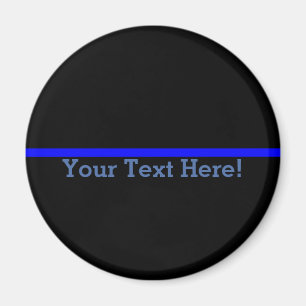 Aimant Blue Line mince symbolique personnalisent ceci
