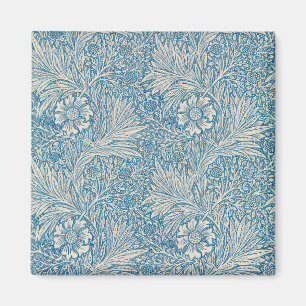 Aimant Blue Marigolds (par William Morris)