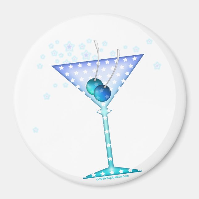 Aimant - BLUE MARTINI (Devant)