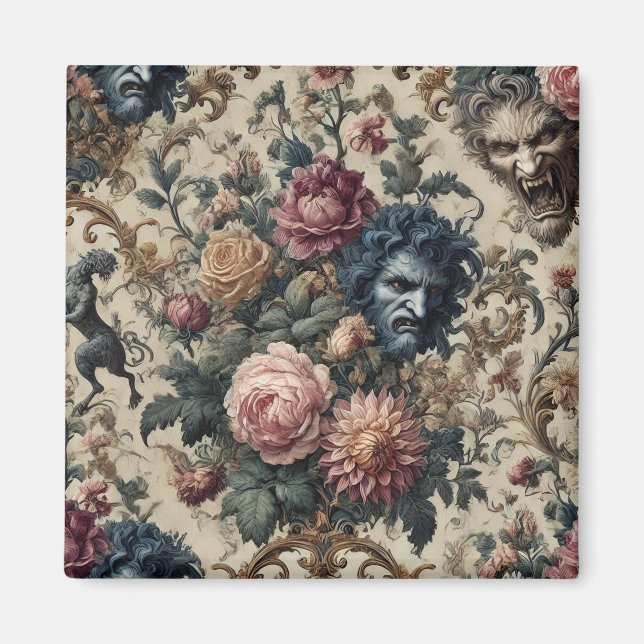 Aimant Blue Moon Grimoire - Gothique Victorien (Devant)